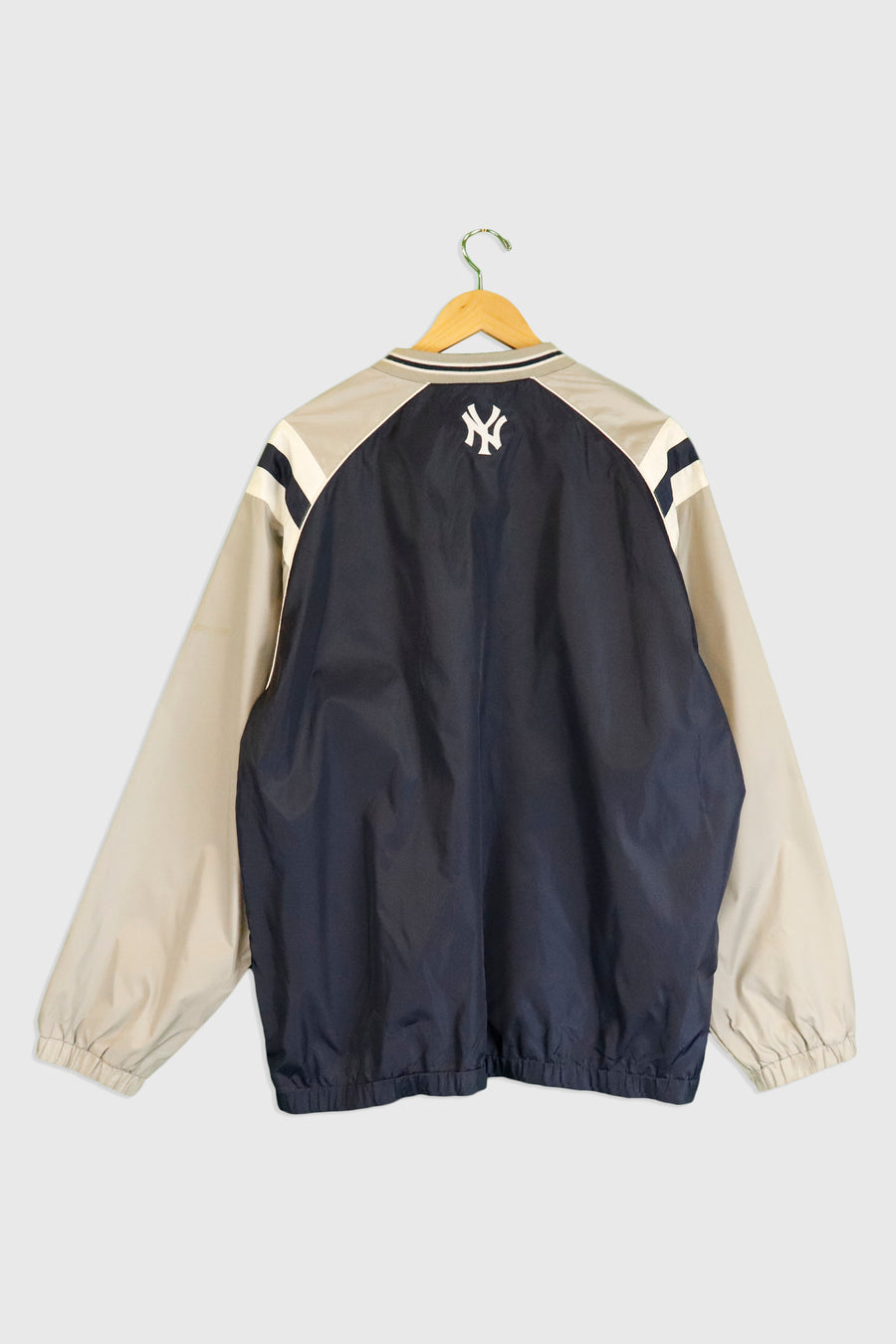 Vintage MLB NY Yankees Jersy Windbreaker Sz L