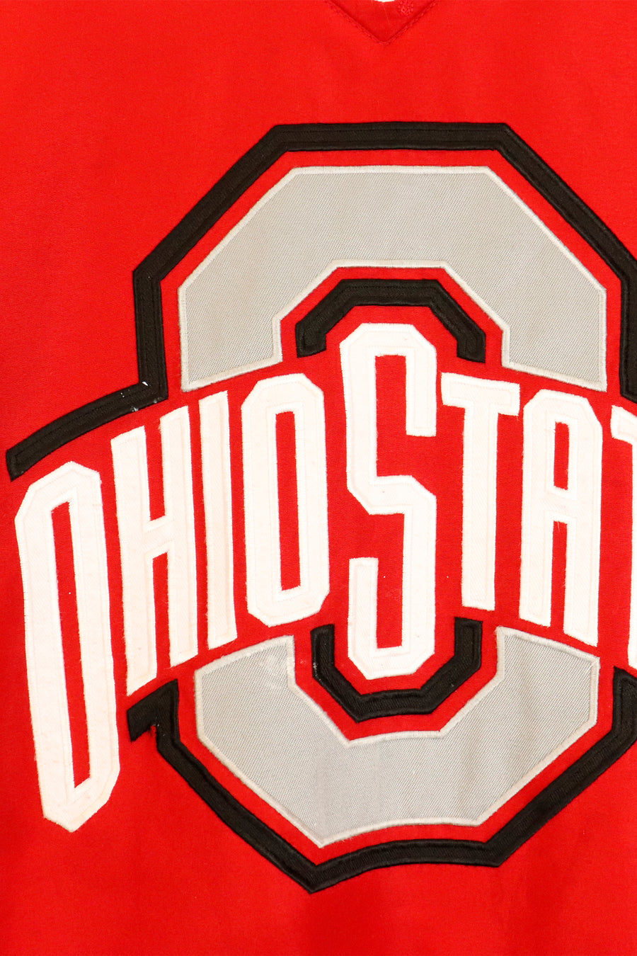 Vintage Ohio State Varsity Patched Jersey Style Sweatshirt Sz XL