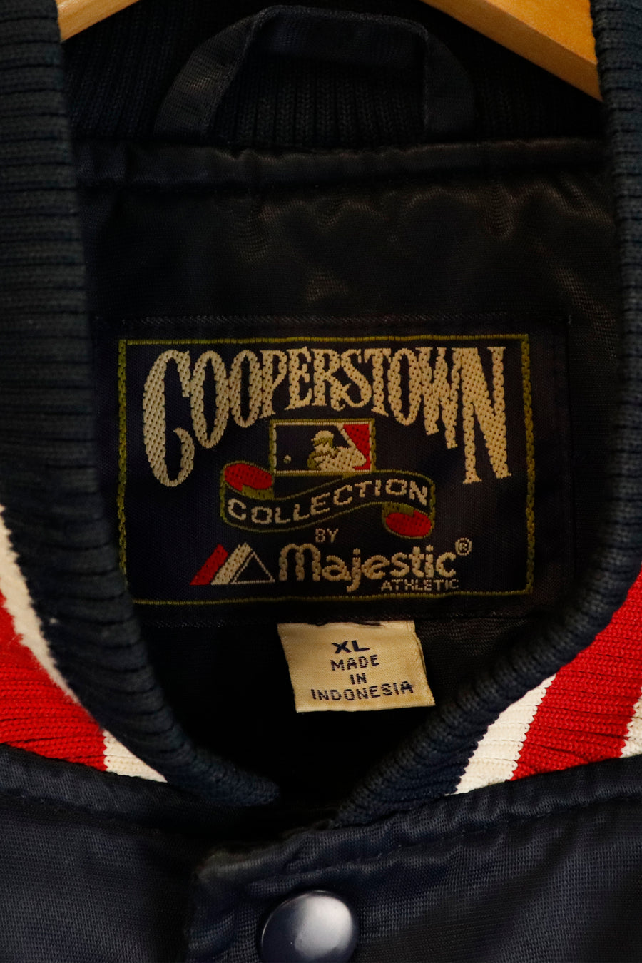 Vintage 1967  Red Sox Full Snap Button Up Bomber Jacket Sz XL