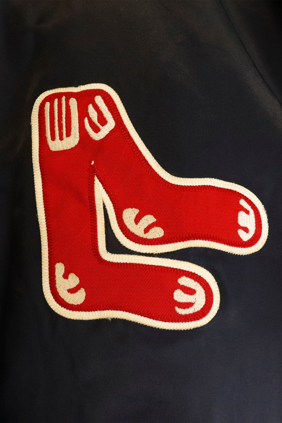 Vintage 1967  Red Sox Full Snap Button Up Bomber Jacket Sz XL