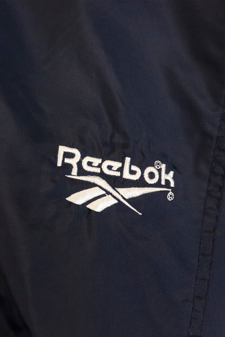 Vintage Reebok Full Zip Embroidered Logo Windbreaker Sz L