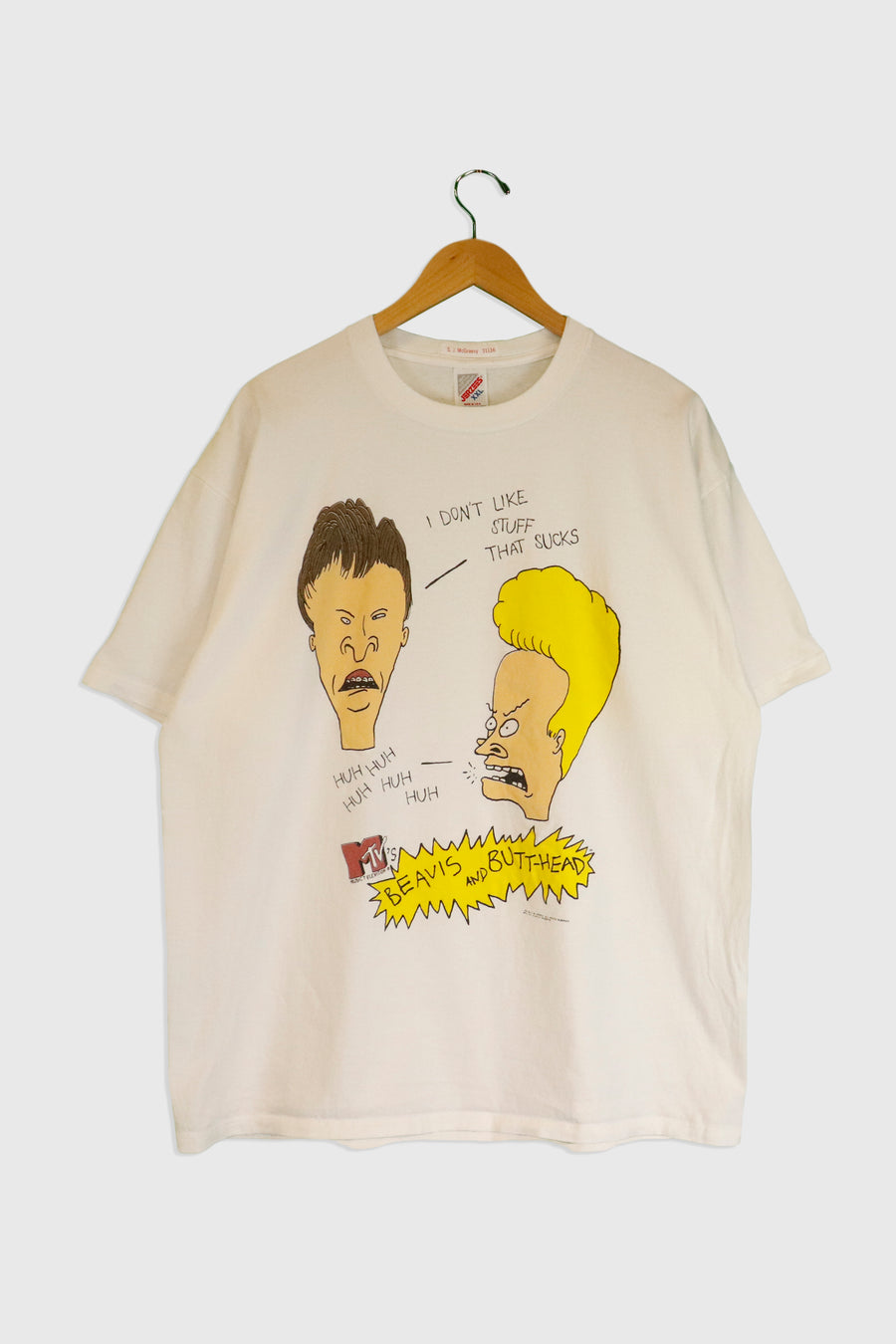 Vintage 1993 Beavis And Butt-Head T Shirt Sz 2XL