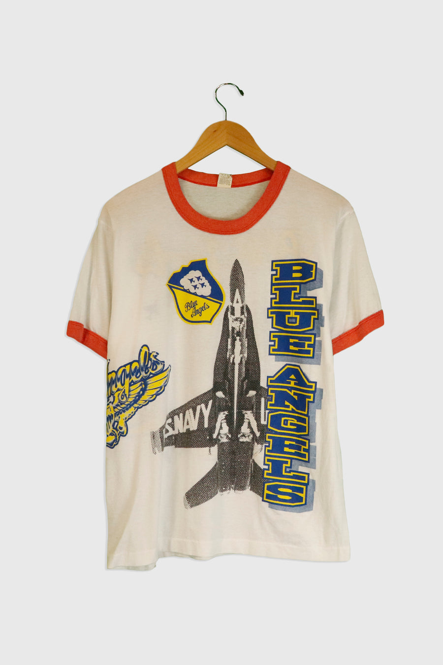 Vintage Blue Angels US Navy T Shirt Sz L