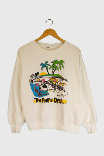 Vintage Spud Mackenzie Partys Over Sweatshirt