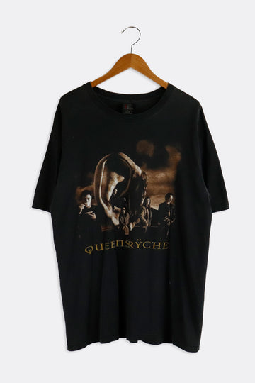 Vintage 1997 Queensryche World Tour Band Graphic T Shirt Sz XL