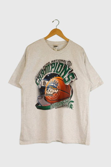 Vintage 2000 NBA NCAA Final Four Indianopolis T Shirt Sz XL