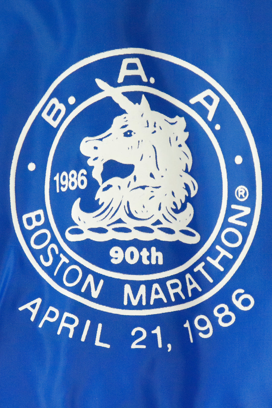 Vintage 1986 Nike Boston Marathon 90th Half Zip Winderbeaker Sz XL