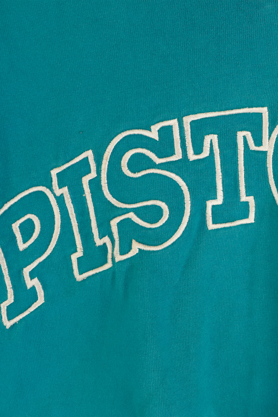 Vintage Champion NBA Pistons Embroidered T Shirt Sz XL