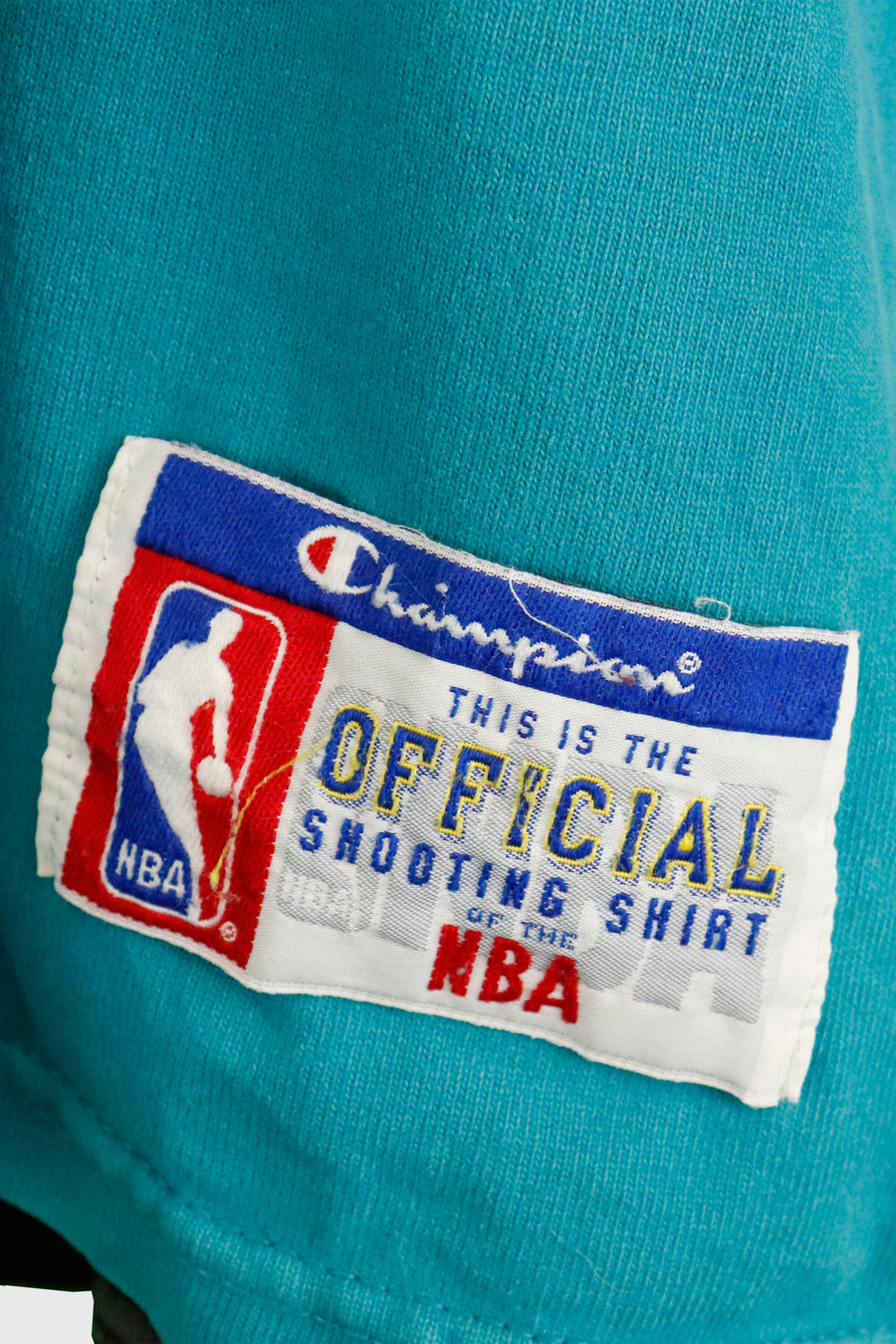 Vintage Champion NBA Pistons Embroidered T Shirt Sz XL
