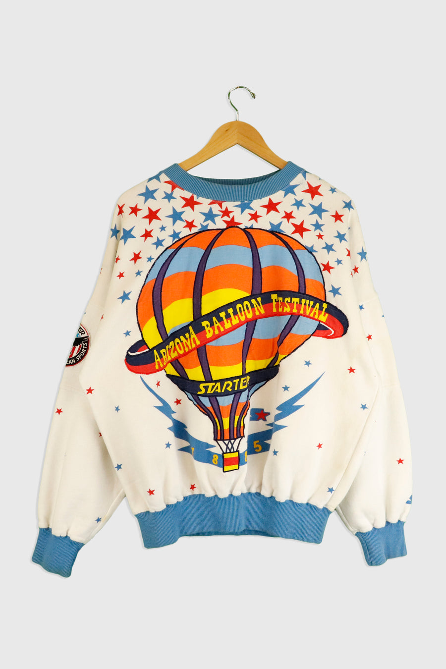 Vintage 1885 Starter Arizona Balloon Festival 80s Sweatshirt Sz L