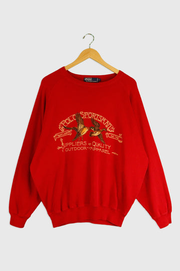 Vintage Polo Sportsman Duck Sweatshirt Sz L