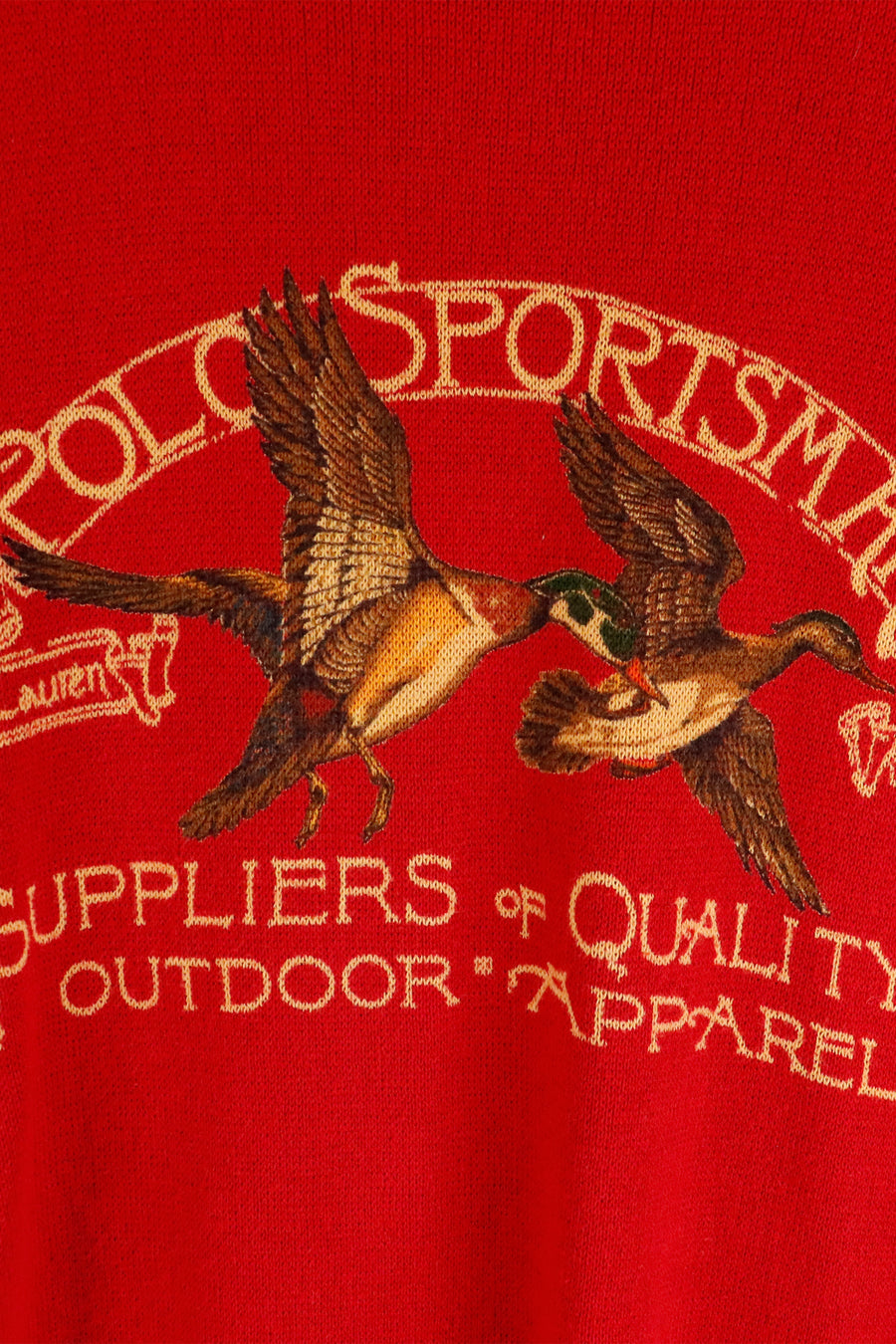 Vintage Polo Sportsman Duck Sweatshirt Sz L