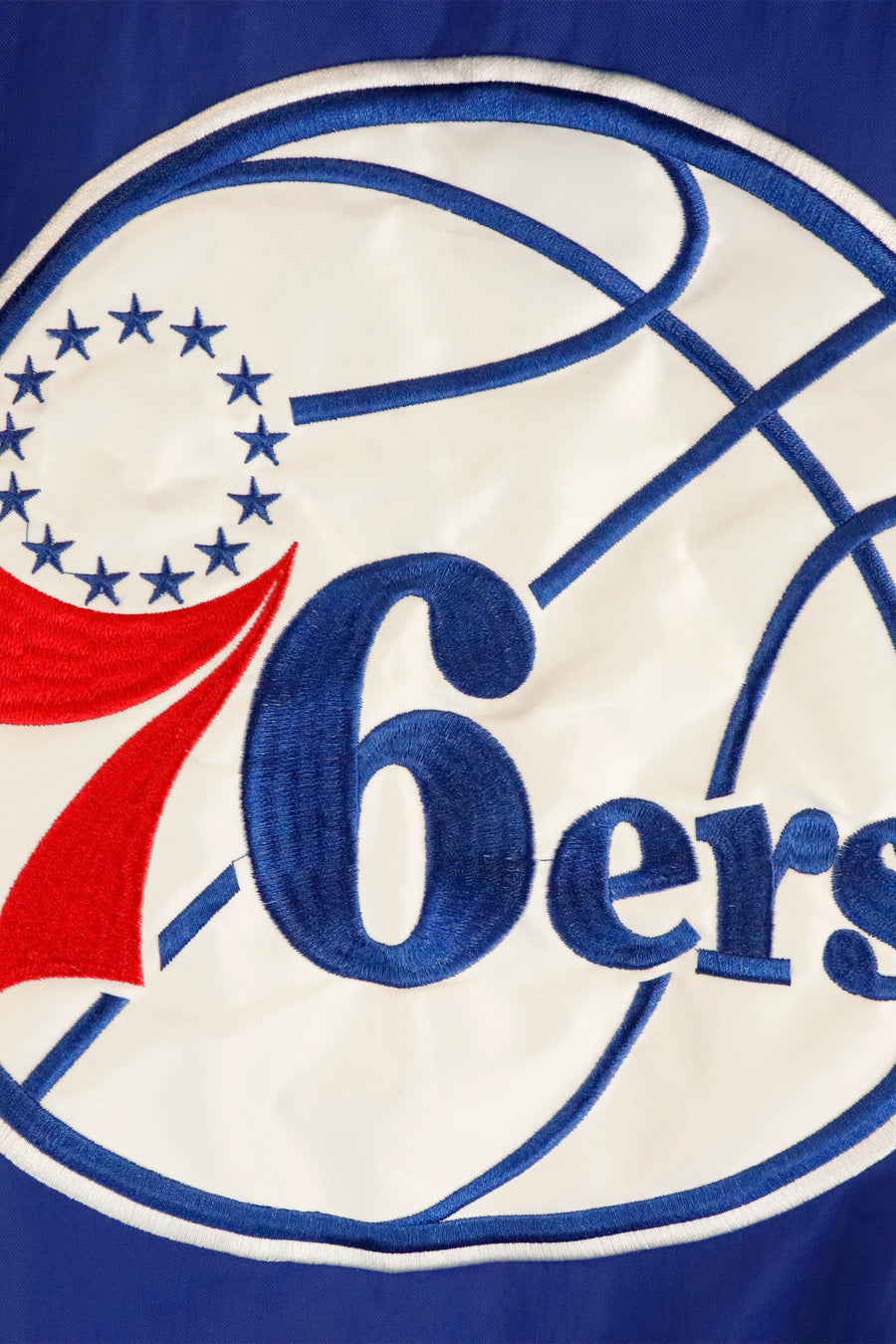 Vintage Starter Philadelphia 76ERS Quarter Zip Windbreakr Sz L