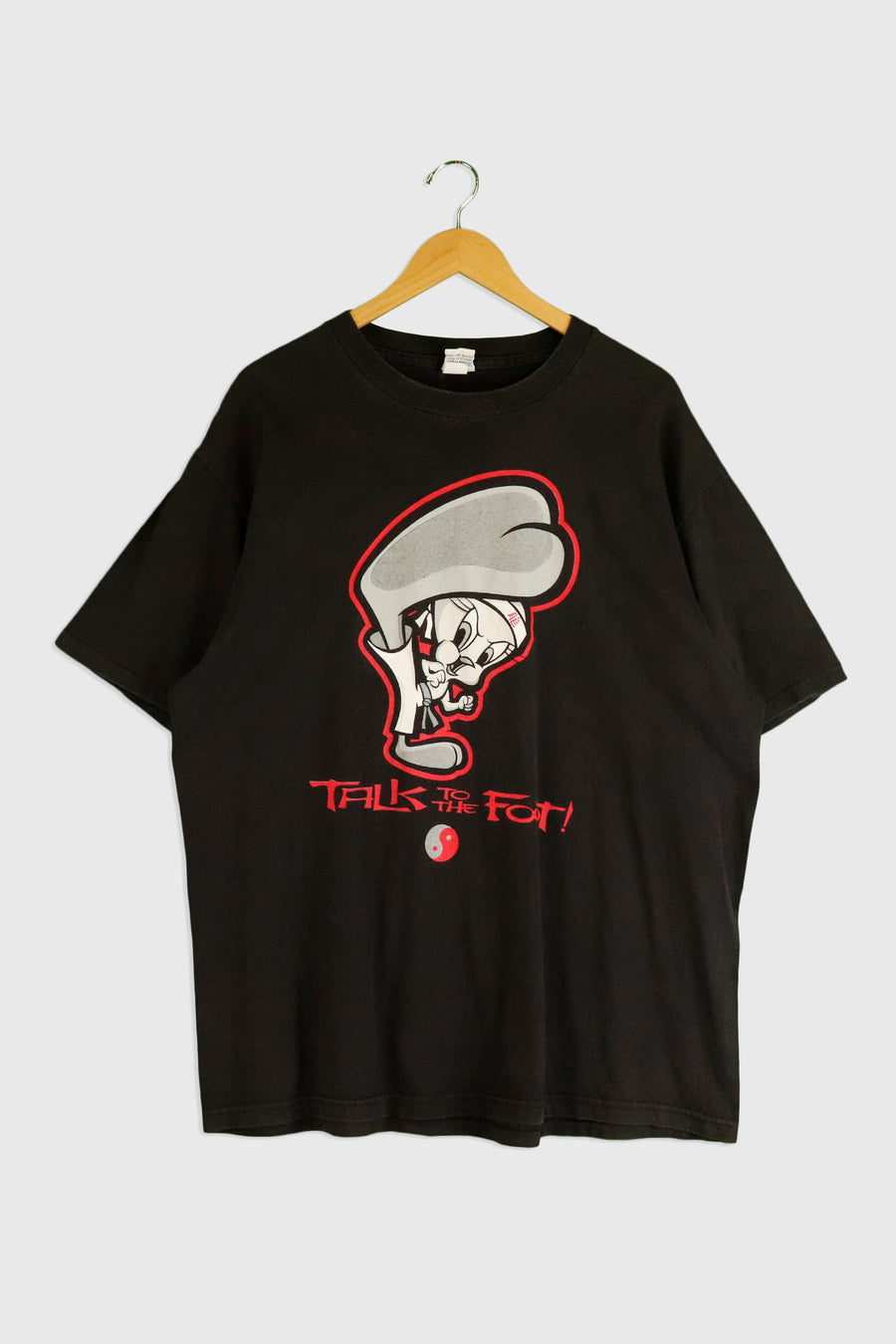 Vintage Looney Tunes Tweety Bird 'Talk To The Foot' T Shirt Sz XL