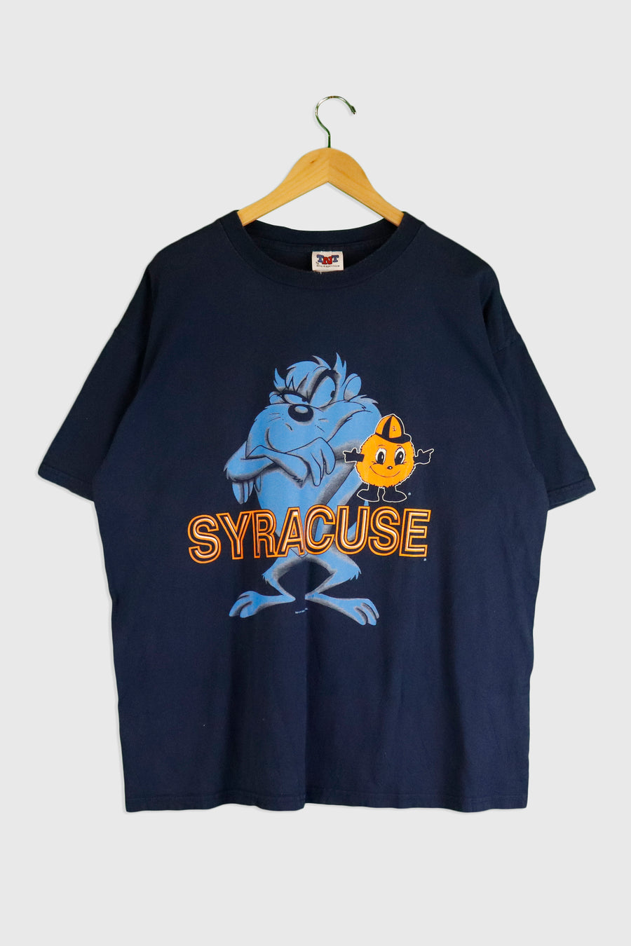Vintage 1993 Warner Bros. Syracuse Tasmanian Devil T Shirt Sz XL