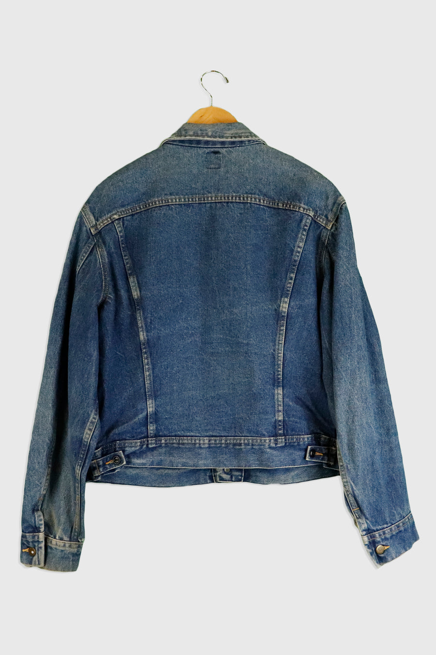 Vintage Lee Brand Full Button Jean Jacket Sz L