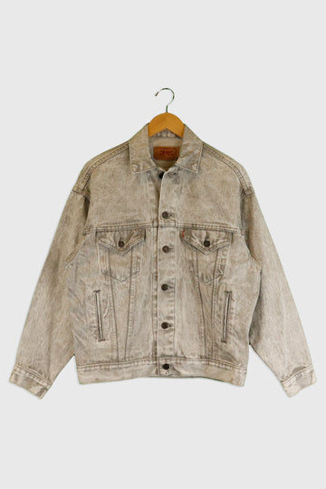 Vintage Levi Strauss & Co. Grey Denim Jacket Sz S