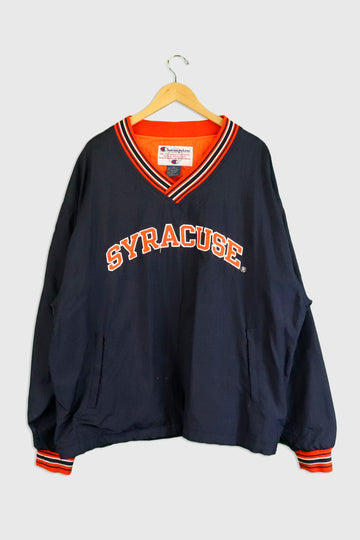 Vintage Champion Syracuse Deul Colour Embroidered Jacket Sz XL