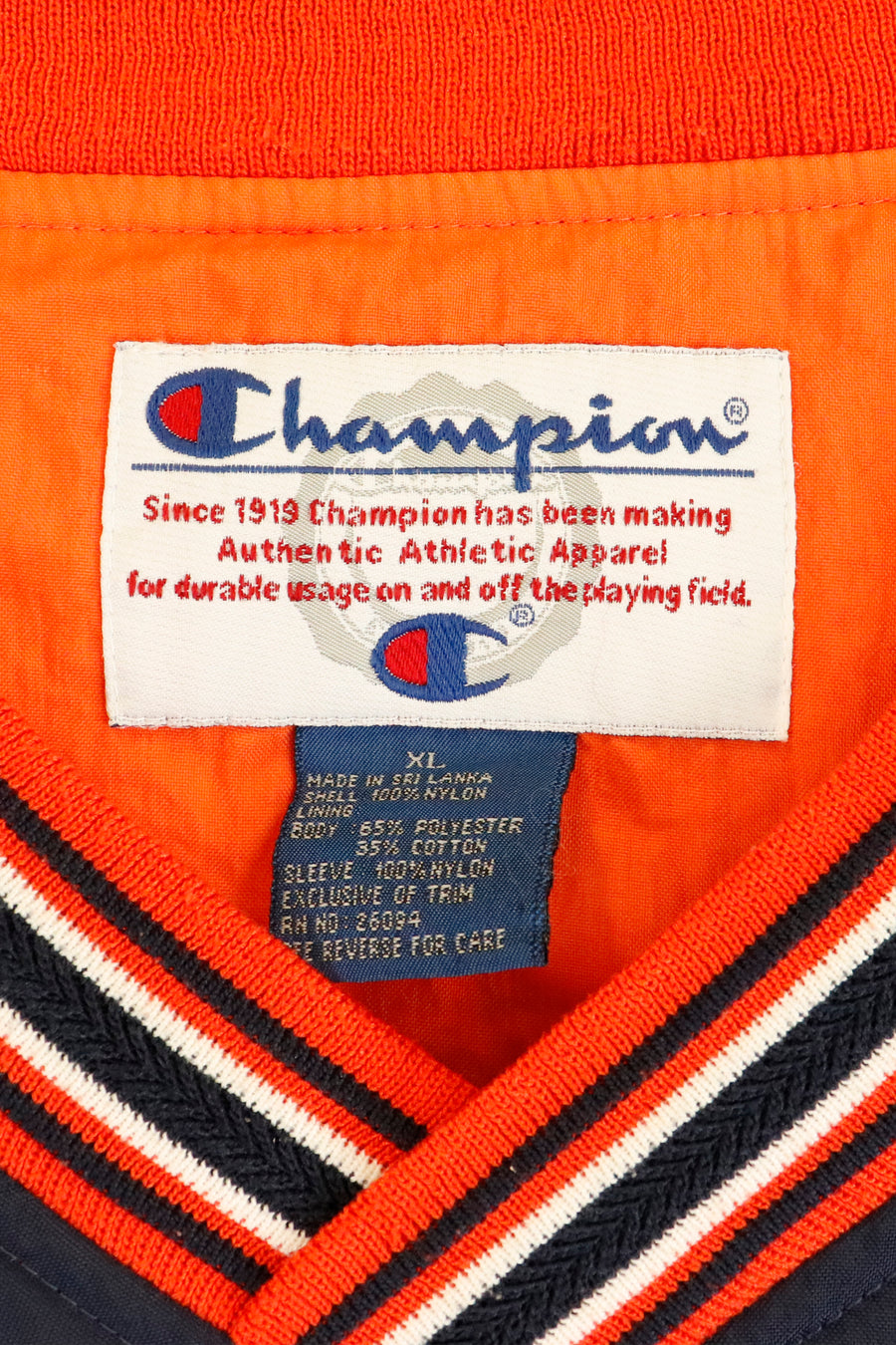 Vintage Champion Syracuse Deul Colour Embroidered Jacket Sz XL