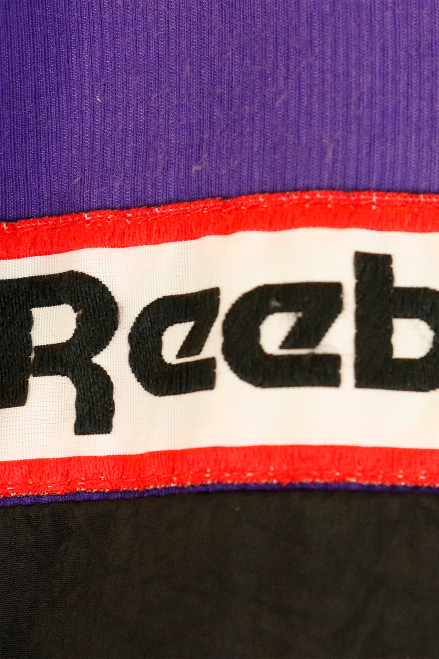 Vintage Reebok Embroidered Full Zip Windbreaker Jacket Sz L