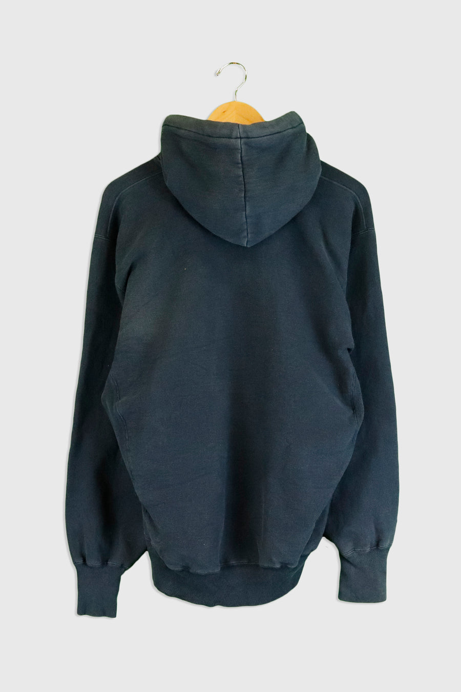 Vintage Wisconsin Embroider Patched Hoodie Sz L