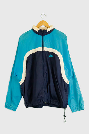 Vintage Nike Full Zipper Tri-Colour Windbreaker Sz XL