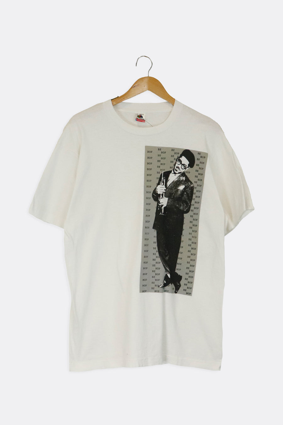 Vintage Be Bop Jazz Trumpet Graphic T Shirt Sz L