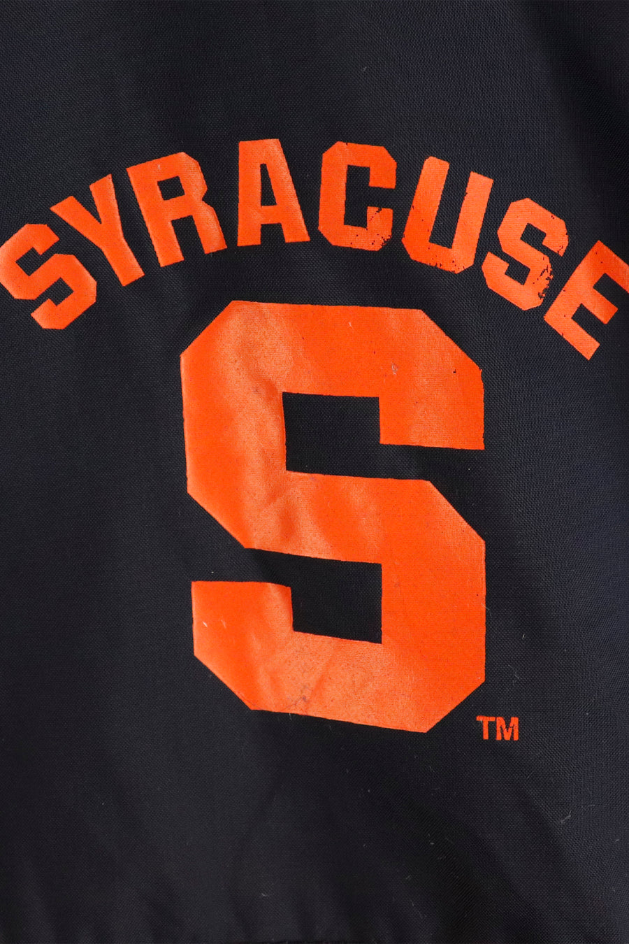 Vintage Syracuse Quarter Zip Hooded Windbreaker Sz 2XL
