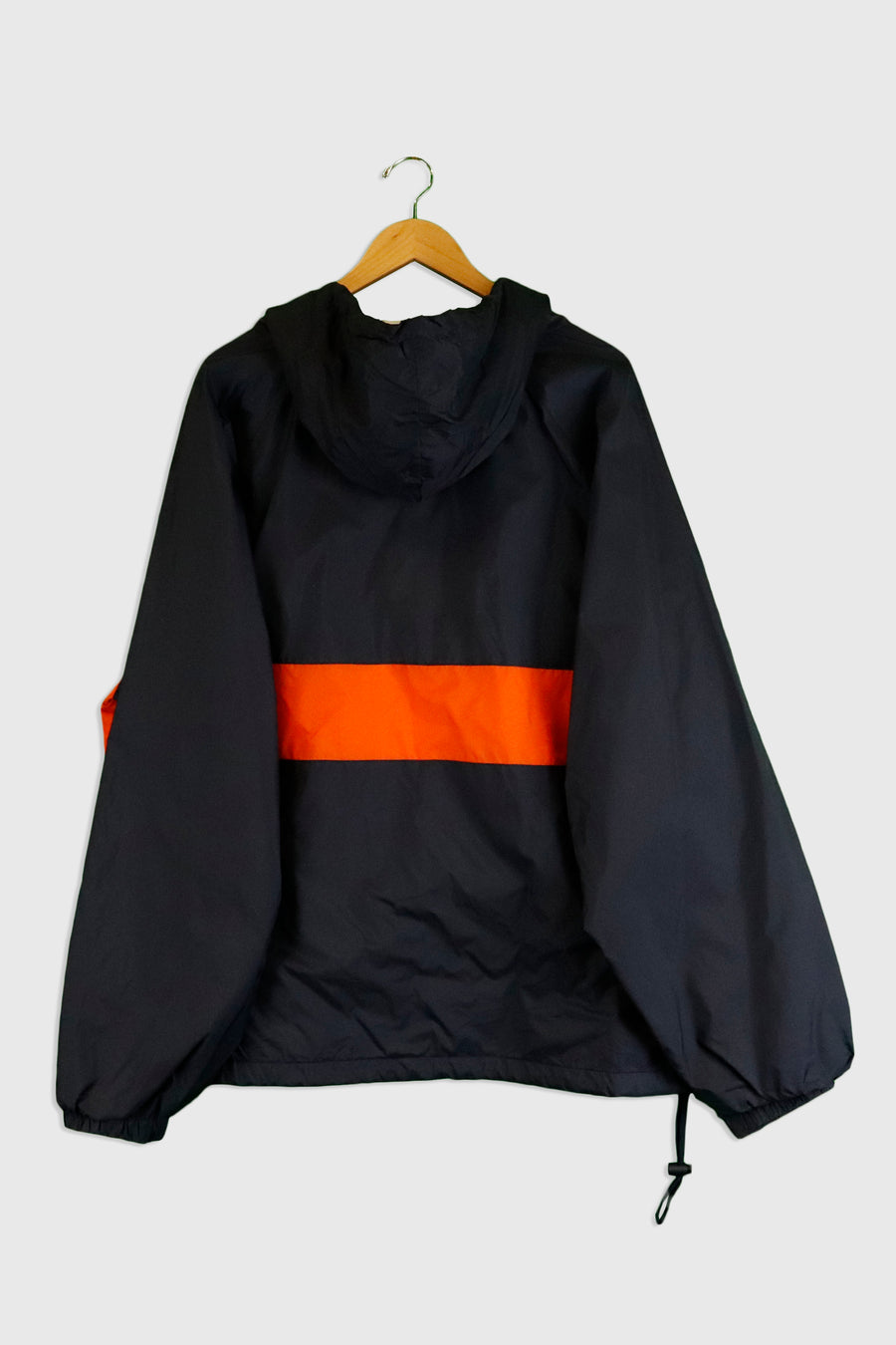 Vintage Syracuse Quarter Zip Hooded Windbreaker Sz 2XL