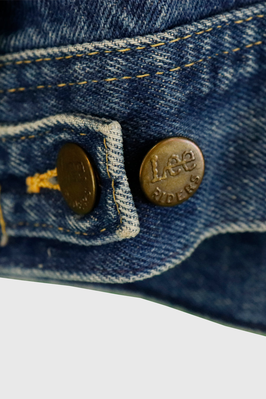 Vintage Lee Brand Button Denim Jacket Sz L