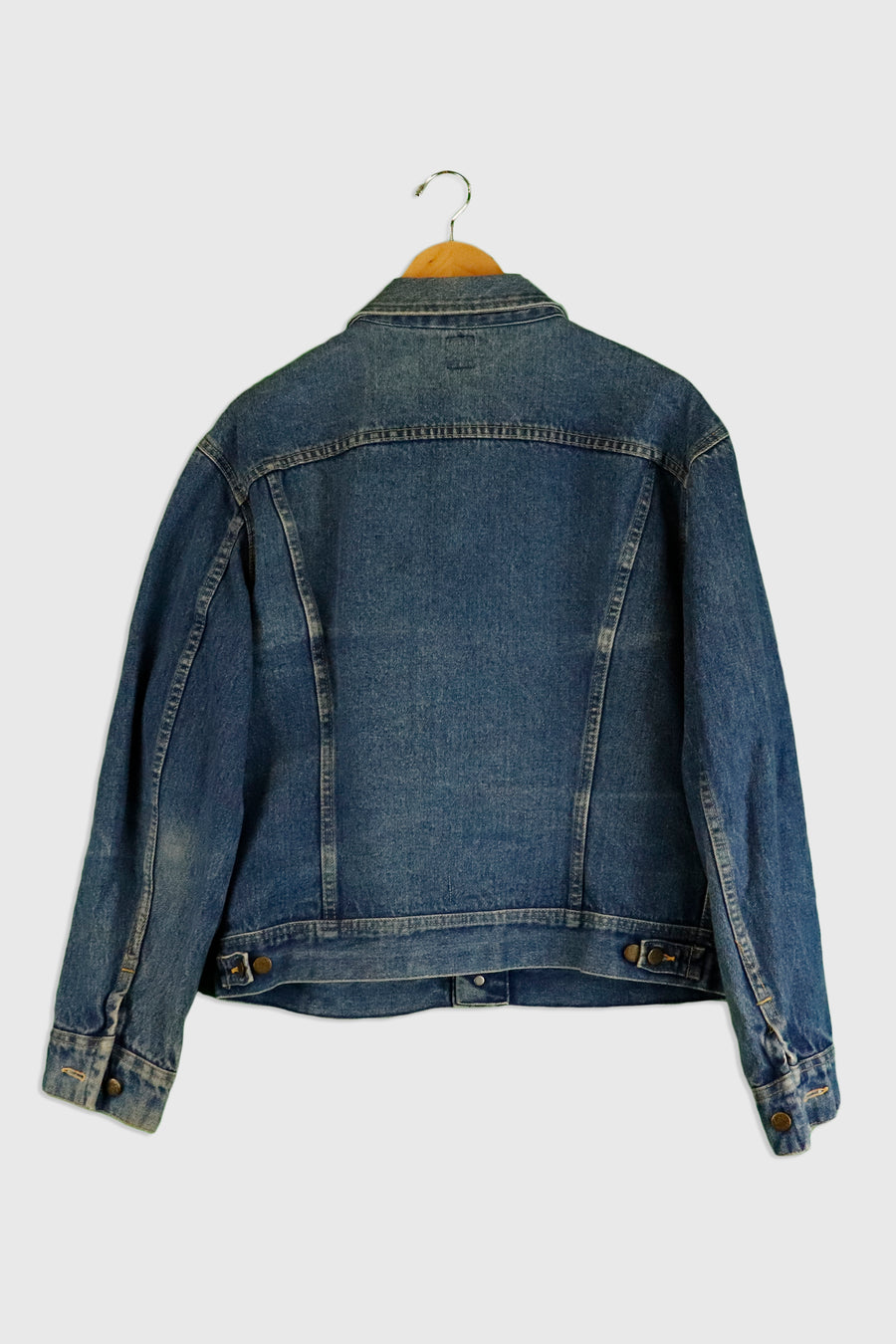Vintage Lee Brand Button Denim Jacket Sz L