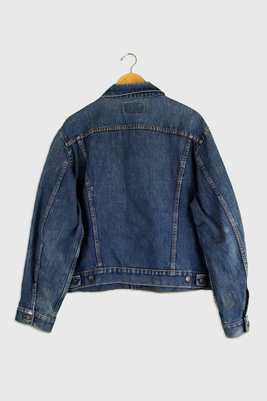 Vintage Levi Brand Denim Side Pocket Jacket Sz XL