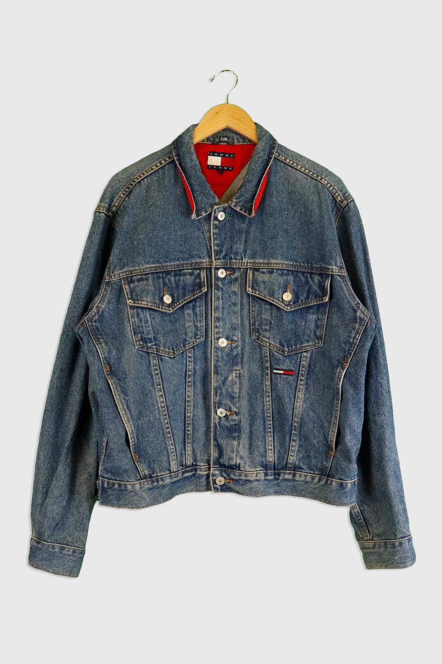 Vintage Tommy Jeans Denim Jean Jacket Sz L