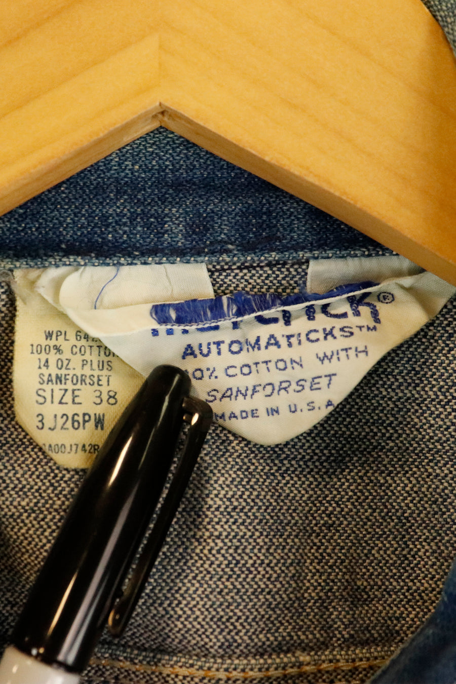 Vintage Mavrick Automaticks Denim Jacket Sz M