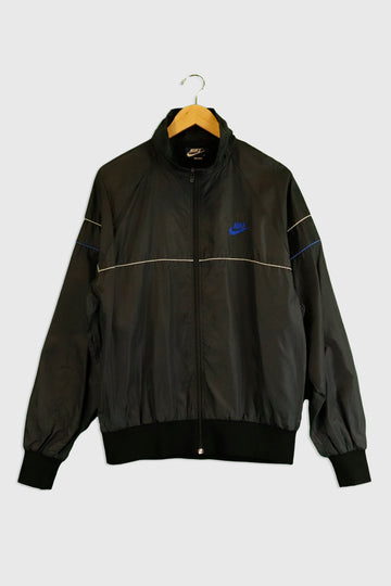 Vintage Nike Zip Pocket Striped Windbreaker Sz L