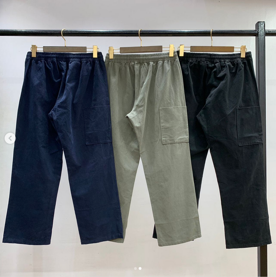 YEEZY GAP SATEEN CARGO ブラック ダークグレー 2セット Yeezy X Gap Unreleased Sateen Pants Unreleased - All Sizes +