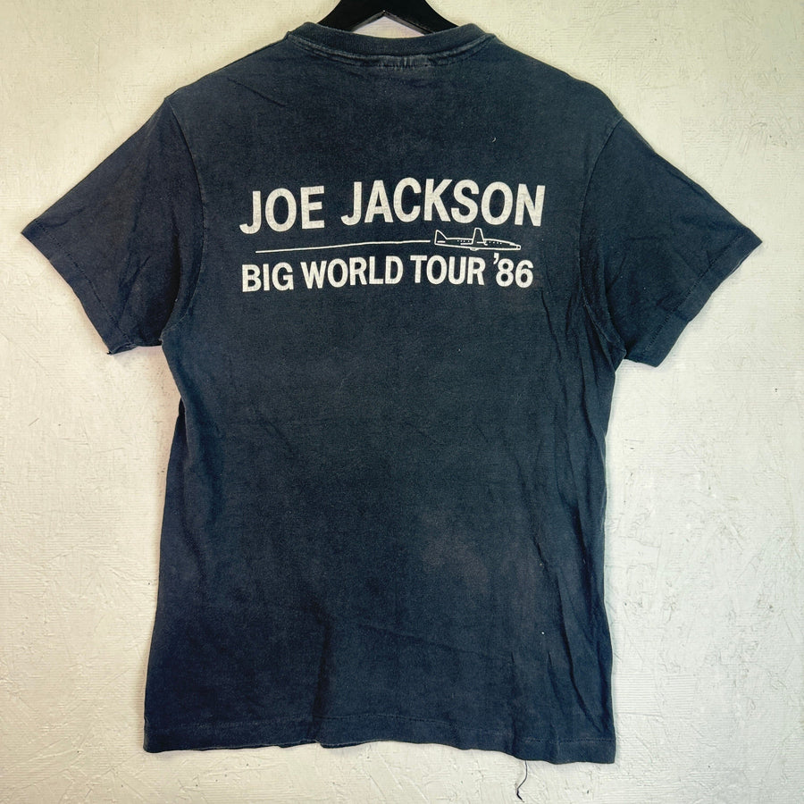 Joe Jackson Big World Tour '86 Vintage T shirt Made in USA Size M 38-40 T-Shirt OTHER 