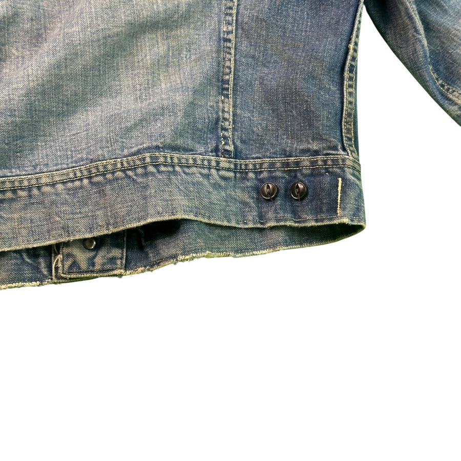 Lee 101-J Hippie Custom Jacket folk Art Denim 60s Woodstock size 44 Jacket OTHER 