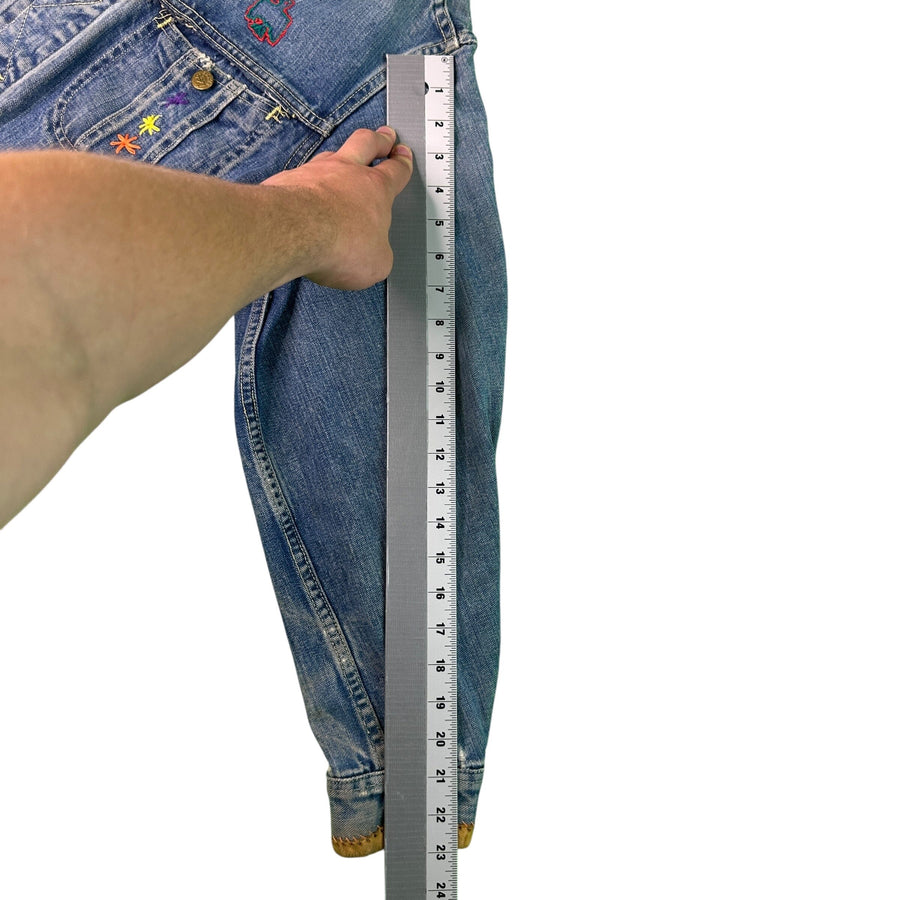 Lee 101-J Hippie Custom Jacket folk Art Denim 60s Woodstock size 44 Jacket OTHER 