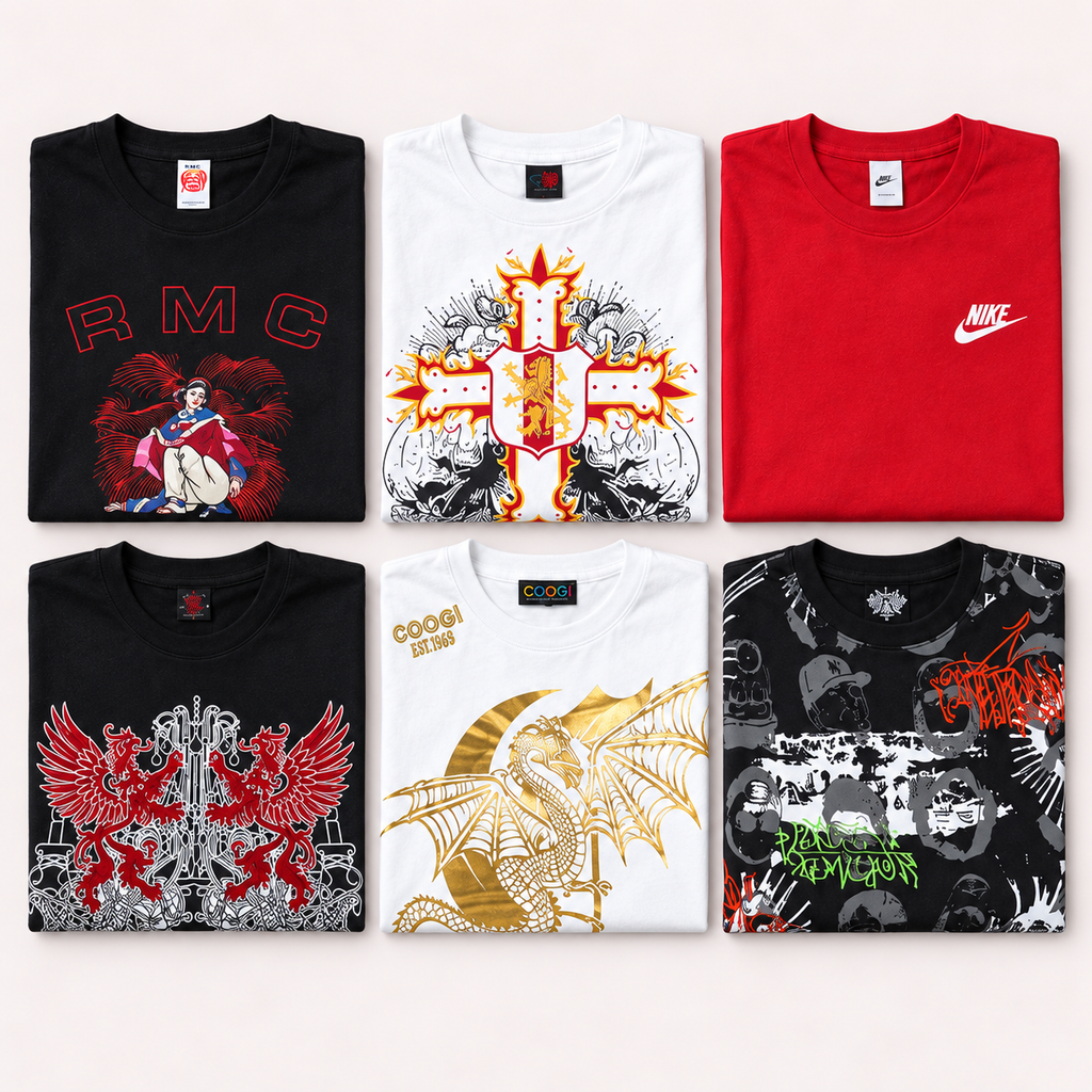 Deadstock Y2K mens tops mystery box, never worn with original tags