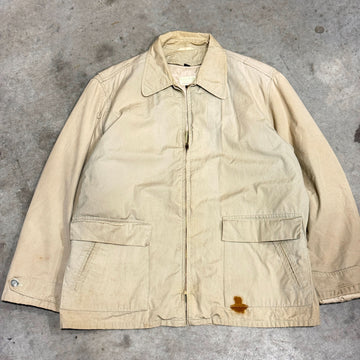 Vintage 40s Abercrombie & Fitch Safari Canvas Jacket Size 44 FAIF.CA 