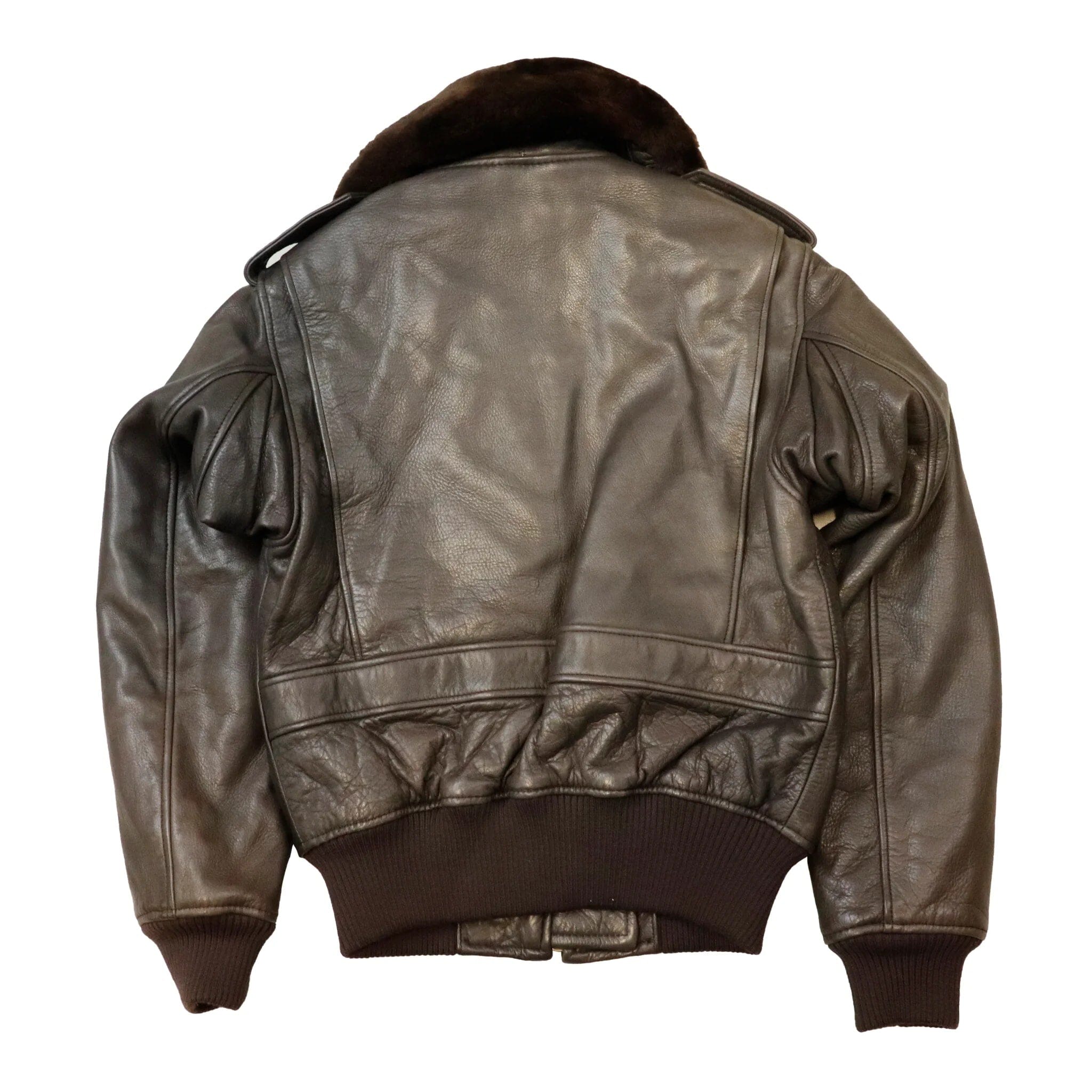 Vintage 80s Abercrombie And Fitch G1 Bomber Leather Jacket Size S