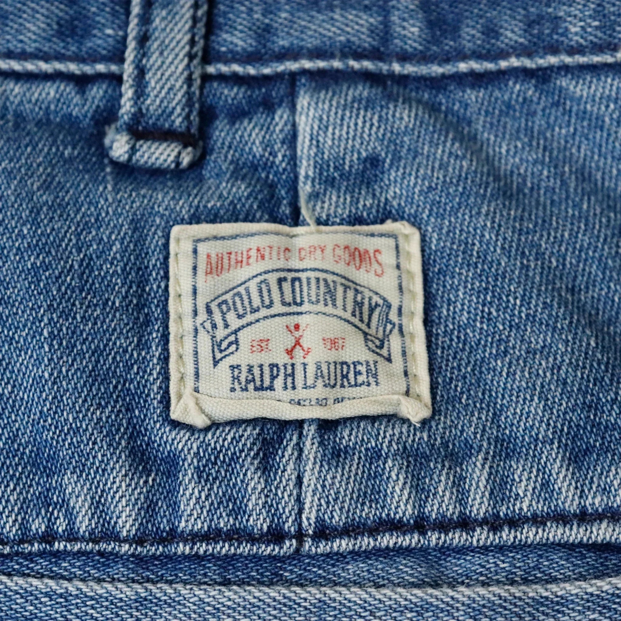 Vintage 80s Polo Country Ralph Lauren Denim Jeans Size 38 Polo Ralph Lauren 