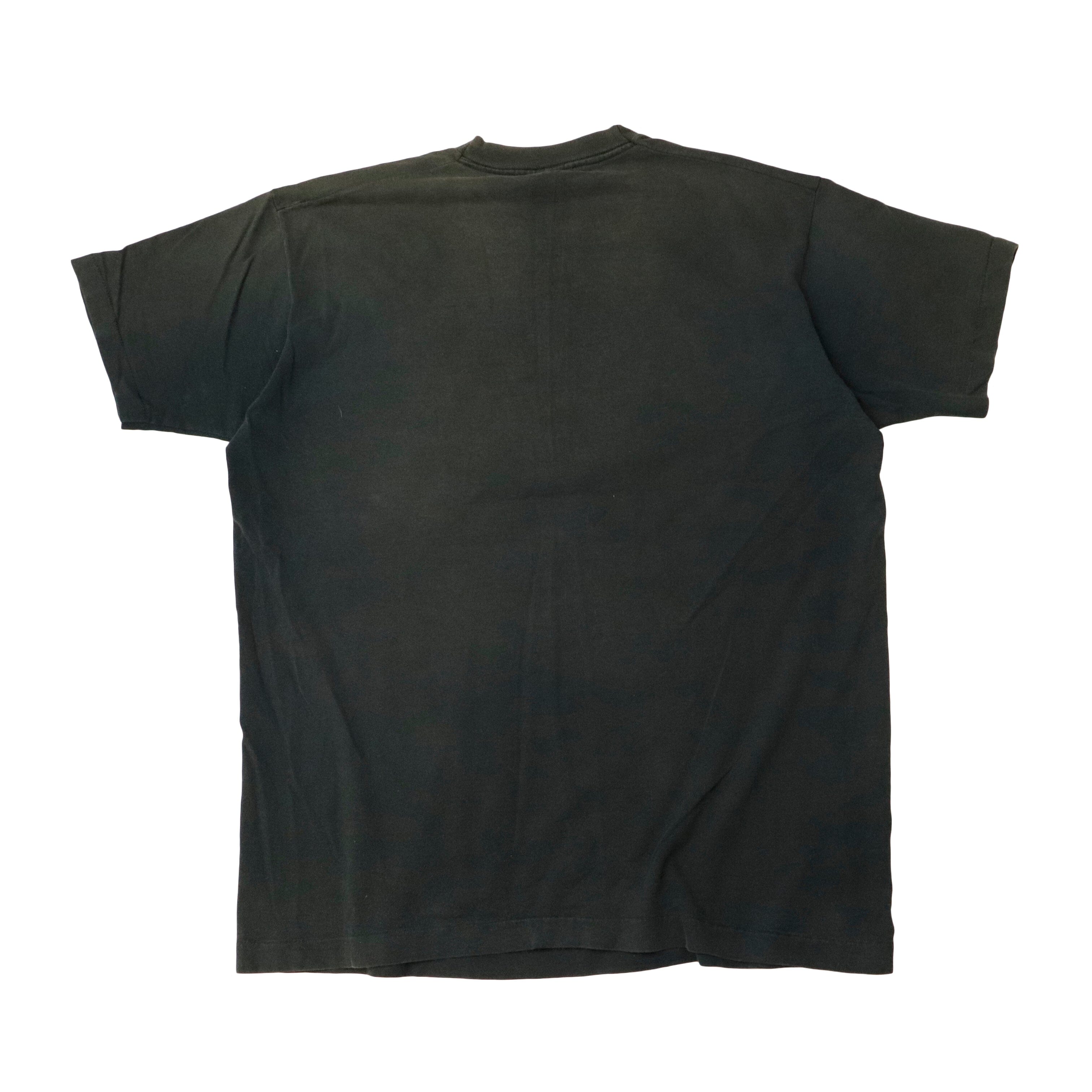 Vintage 90s Pablo Abstract Face Graphic Computer Program T-Shirt Size XL Fruit of the Loom 