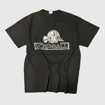 Vintage 90s Screwball Rap New York Graphic T-Shirt Size XL FAIF.CA 