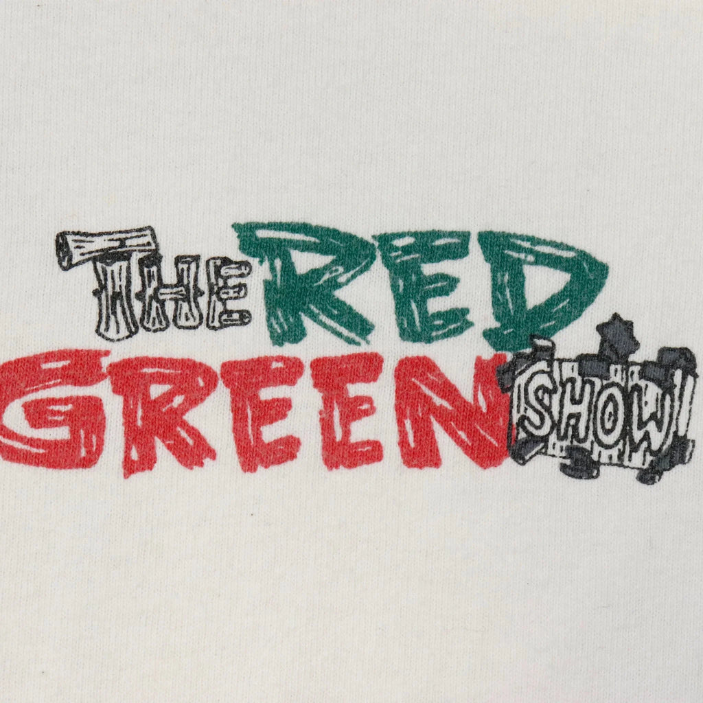 Vintage 90s The Red Green Show White T-Shirt Size XL Gildan 