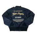 Vintage Avirex U.S. Navy Blue Angels Flight Jacket Size XL RARE Avirex 