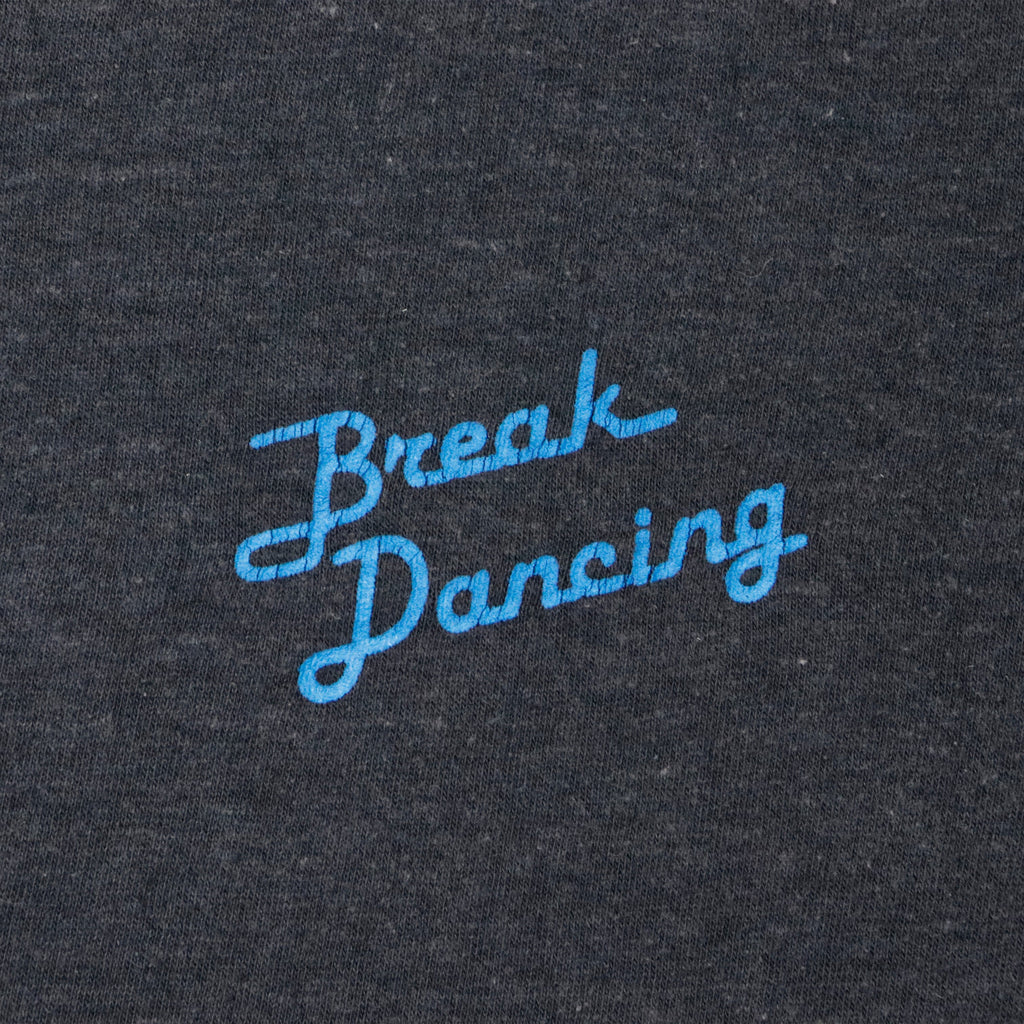 Vintage Break Dancing Graphic 80s Sleeveless T-Shirt Size S CO 