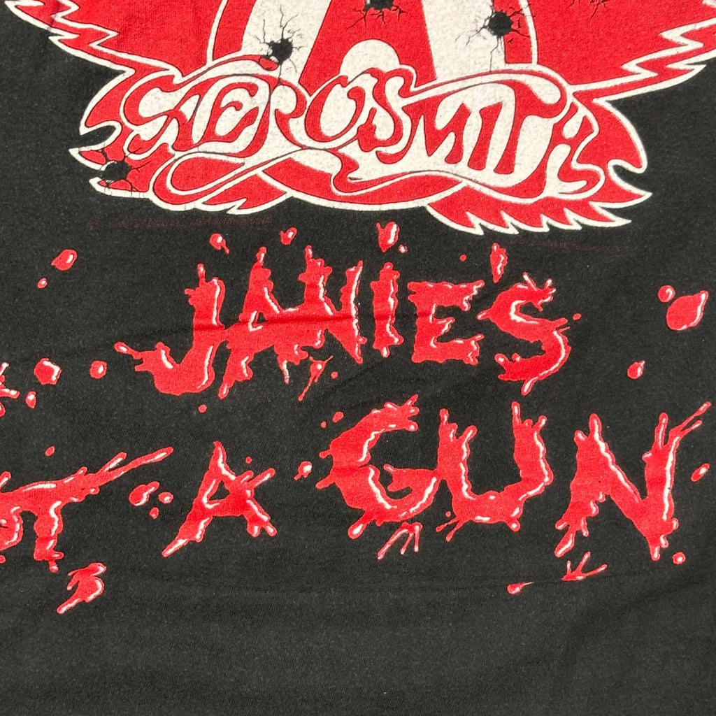 Vintage Brockum Aerosmith Pump Boston Graphic T-shirt Size L FAIF.CA 