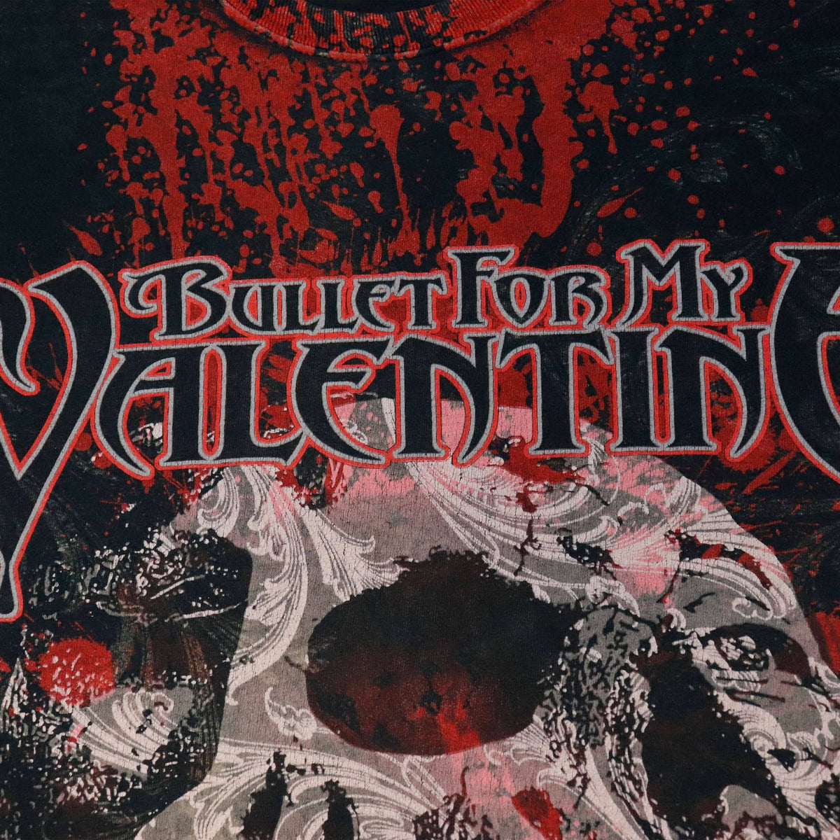 Vintage Bullet For My Valentine Skull Graphic T-Shirt Size XXL FAIF.CA 